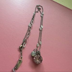 Mariana two stone necklace